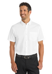 Embroidered Men's Short Sleeve SuperPro Twill Shirt  #404803