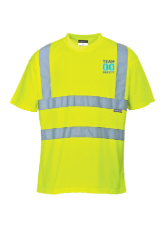 DTF Print Hi-Vis T-Shirt - #401146
