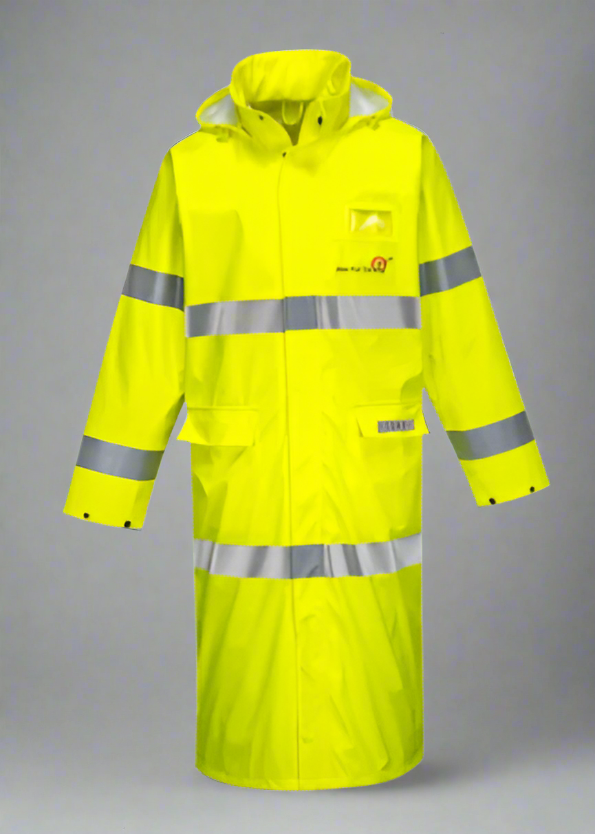 Embroidered Hi-Vis Sealtex Flame FR Coat 50" #404960