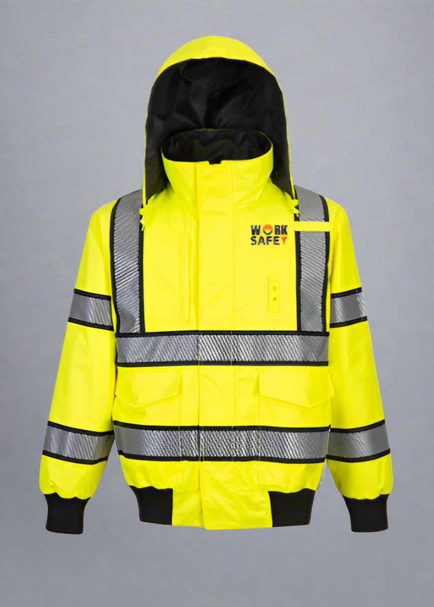 Embroidered Hi-Vis Reversible Bomber Jacket #404912