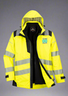 Embroidered Hi-Vis PW3 3-in-1 Jacket #404913