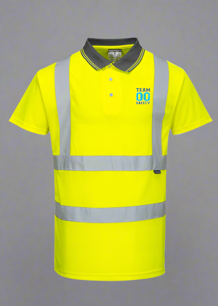 Embroidered Hi-Vis Polo Shirt Short Sleeve #404923