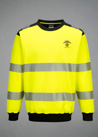 DTF Print Hi-Vis Sweatshirt  #404936