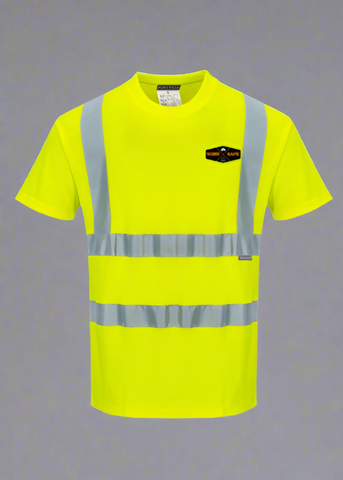 DTF Print Hi-Vis Cotton Comfort T-Shirt Short Long Sleeve-Tall  #404956