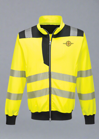 DTF Print Hi-Vis Zipped Sweatshirt  #404937