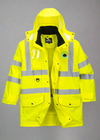 Embroidered Hi-Vis 7-in-1  Breathable Traffic Jacket #404915