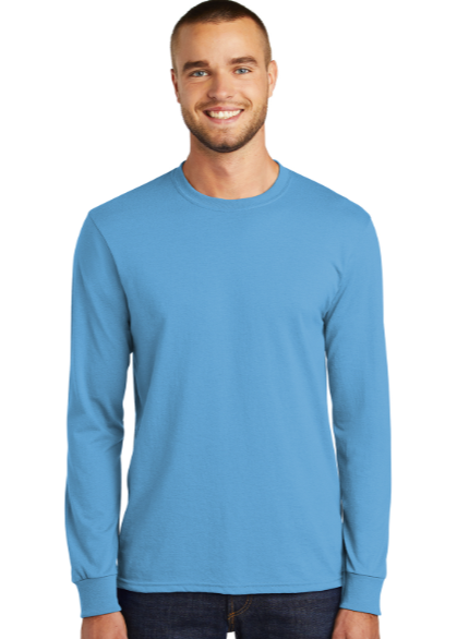 DTF Print Men's Core Blend Long Sleeve Tee-Light #403199-L