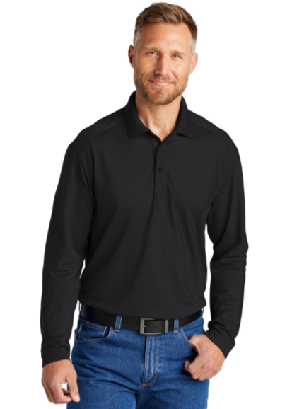 Embroidered Select Lightweight Snag-Proof Long Sleeve Pique Polo#404778