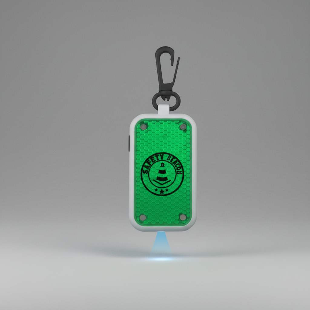 Flashing LED Safety Reflector - #404541