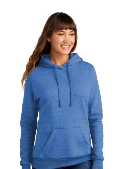 Embroidered Women's Core Fleece Pullover Hooded Sweatshirt #403745