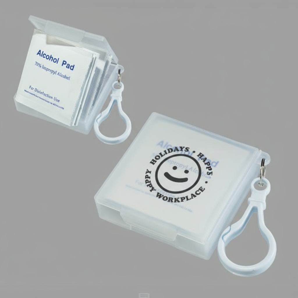 Handy Pack Sanitizing Wipes with Carabiner - #403719