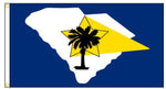 South Carolina Palmetto VPP Star Worksite Flag Double Sided - #400401