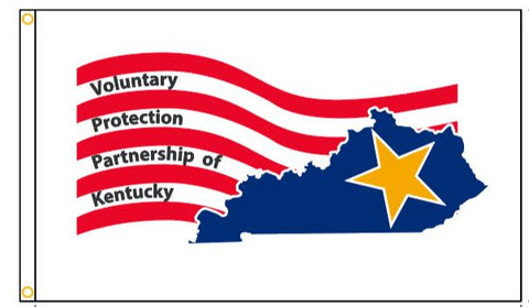Kentucky VPP Star Worksite Flag Double Sided - #404158