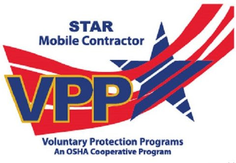 VPP Mobile Contractor Star Worksite Flag Double Sided - #404189