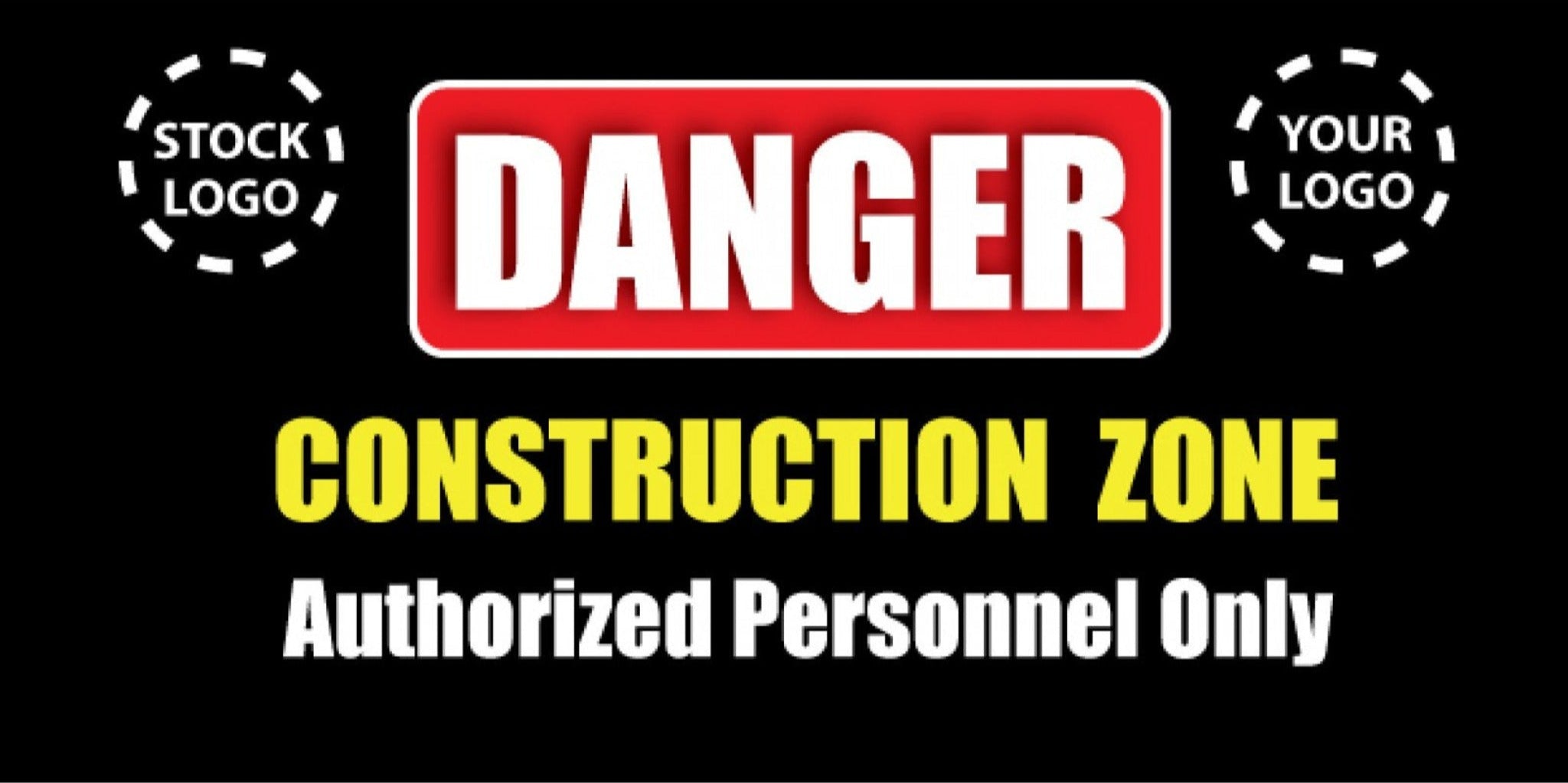 VPPStore_224989 Danger Construction Zone Banner
