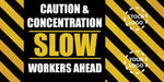 Workers Ahead Banner - #225014