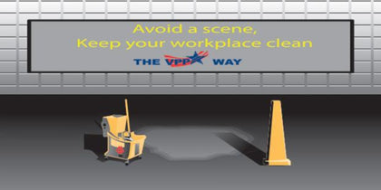 Workplace Clean Banner - #403397B