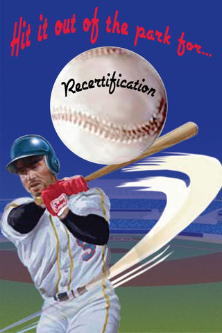 Out of the Park Recertification Poster - #225252