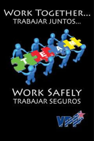 Work Together Puzzle Poster - Bilingual - #403384SP