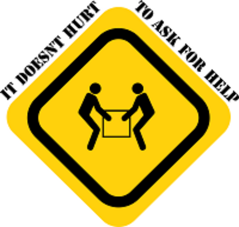 Safe Lifting Square Hard Hat Decal Full Color - #404091