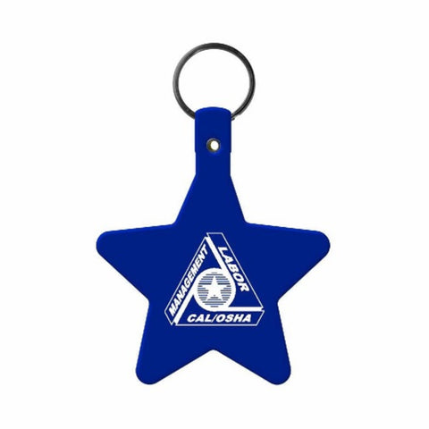Star Flexible Key Tag w/CAL/OSHA Logo - #401088