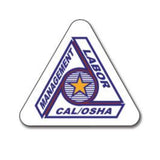 Triangle Hard Hat Decal Full Color - #400051