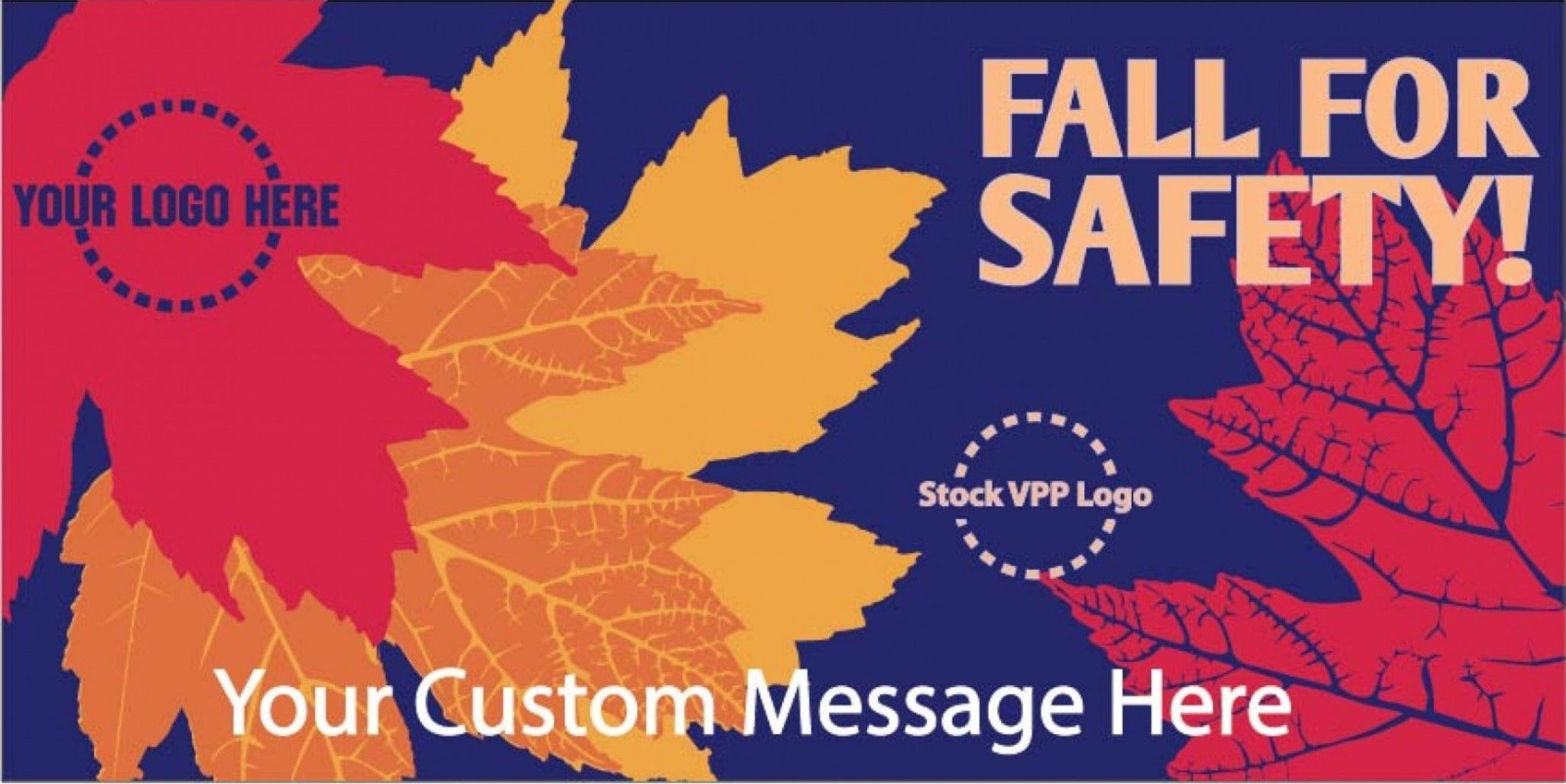 VPPStore_400885B Fall For Safety Banner