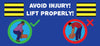 Ergonomics Lifting Banner - #401095B