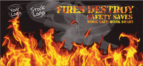 Fires Destroy Safety Saves Banner - #401096B