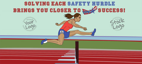 Safety Hurdle Banner - #401104B