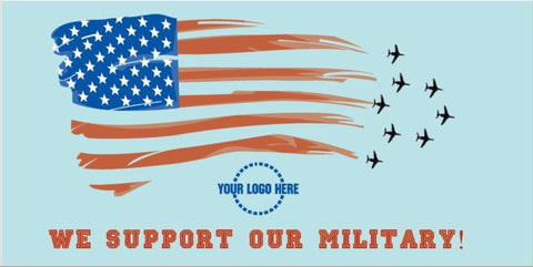 Support Our Military Banner - #401137B