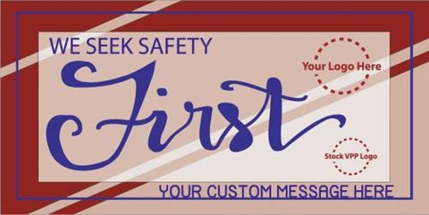 Seek Safety First Banner - #401167B