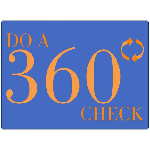 Do A 360 Check - Walk Around Banner - #401411B