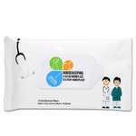 Antibacterial Pouch Wipes - Doctor and Nurse  - #401630
