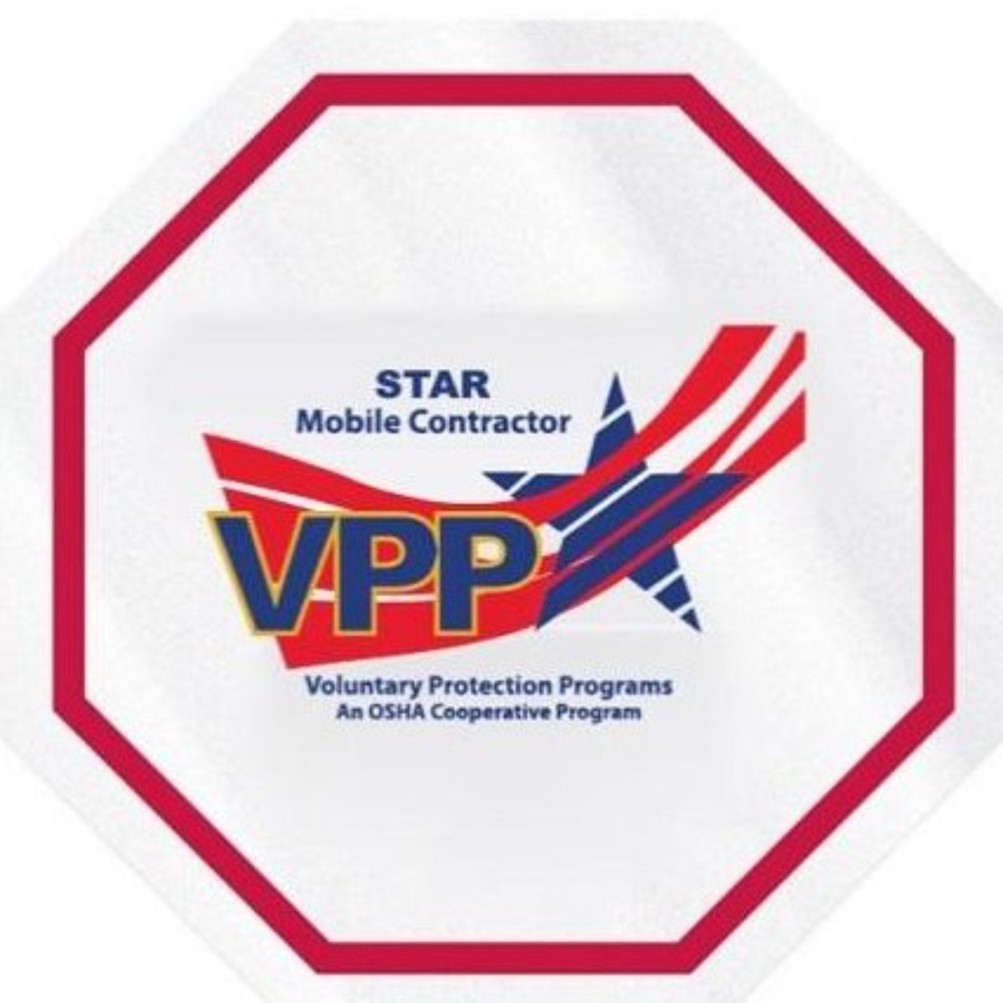 Octagon Hard Hat Decal Full Color - #402212