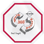 Octagon Hard Hat Decal Full Color - #402212