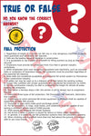 True False Fall Protection Poster - #402697P