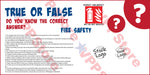 True False Fire Safety Banner - #402698B