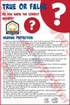 True False Hearing Protection Poster - #402701P
