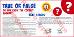 True False Heat Stress Banner - #402702B
