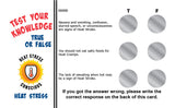 Heat Stress True/False Knowledge Card Package - #402702