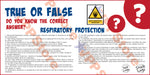 True False Respiratory Protection Banner - #402708B