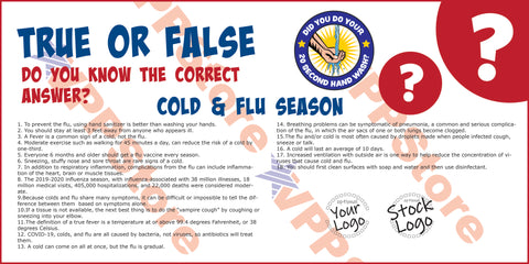 True False Cold & Flu Season Banner - #402711B