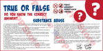 True False Substance Abuse Banner - #402723B