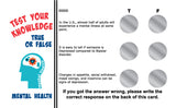 Mental Health True/False Knowledge Card Package - #402724