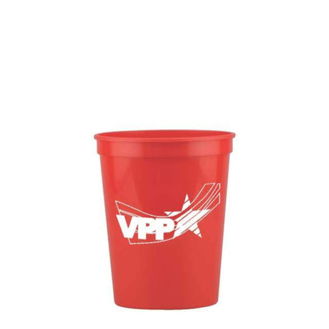 (Package of 25) Red Staduim Cups w/OSHA Logo - #402992