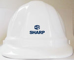 Omega II Hard Hat White w/SHARP Logo - #403005