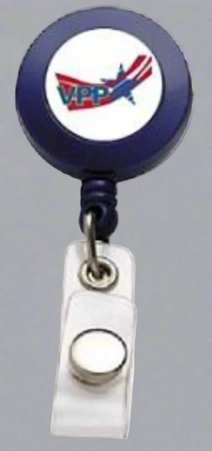 Round Badge Holder w/OSHA Logo - #403107