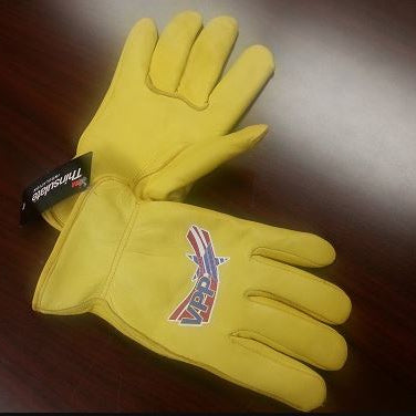 Winter Lined Deerskin Gloves With OSHA logo- #403109