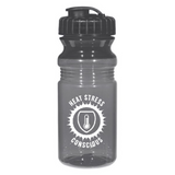 20 Oz. Poly-Clear Fitness Bottle with Super Sipper Lid - #403427
